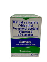 Methyl salicylate + Tocopherol Acetate (Salonpas)