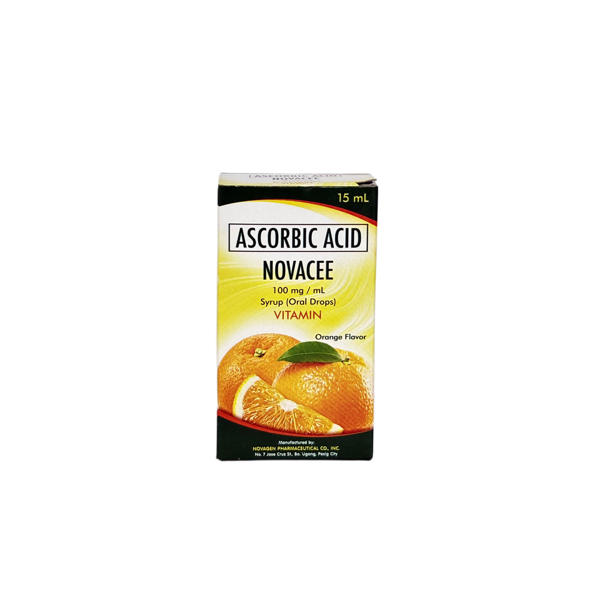 Ascorbic Acid 100mg/15ml Drops (Novacee)