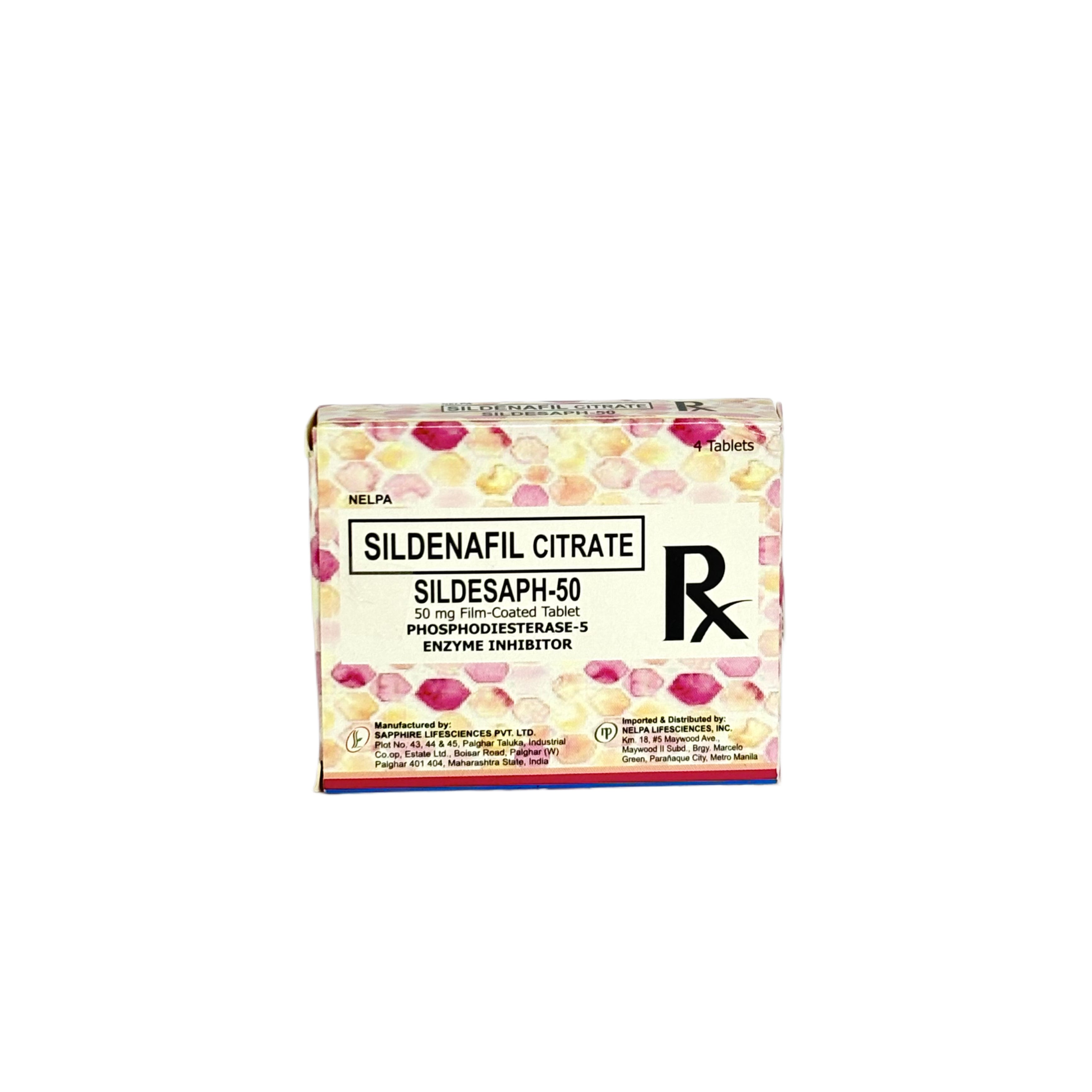 Sildenafil Citrate 50mg (Sildesaph)