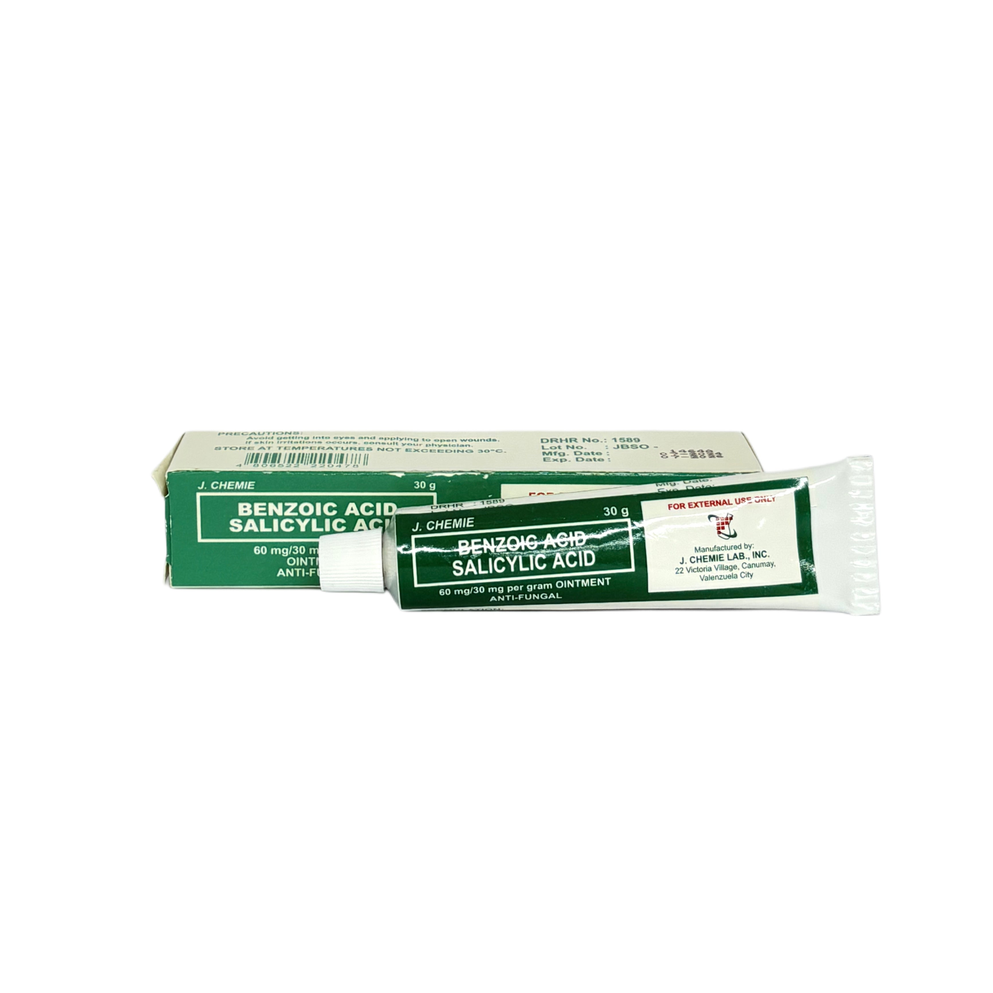 Benzoic Acid + Salicylic Acid 30g (J.Chemie)