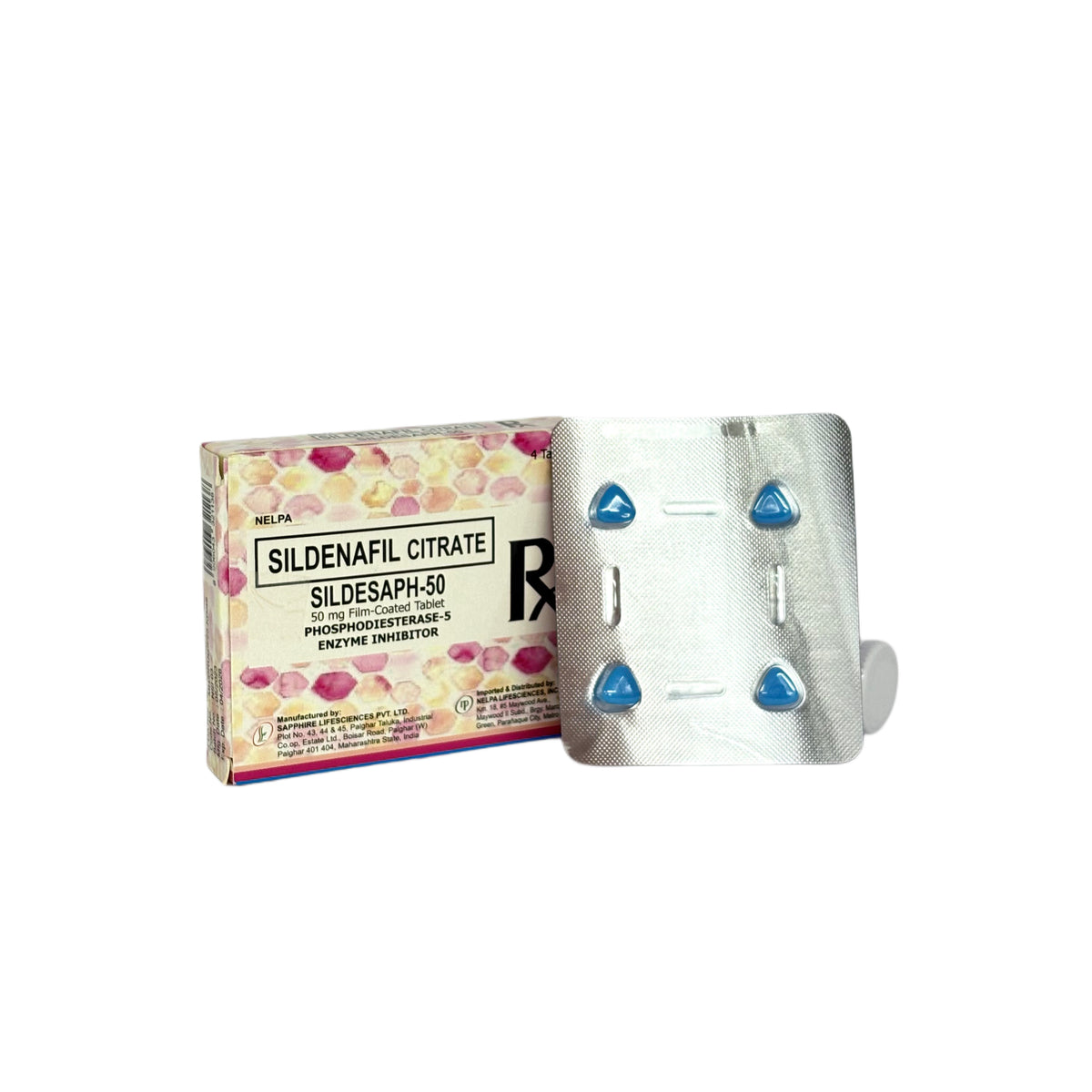 Sildenafil Citrate 50mg (Sildesaph)
