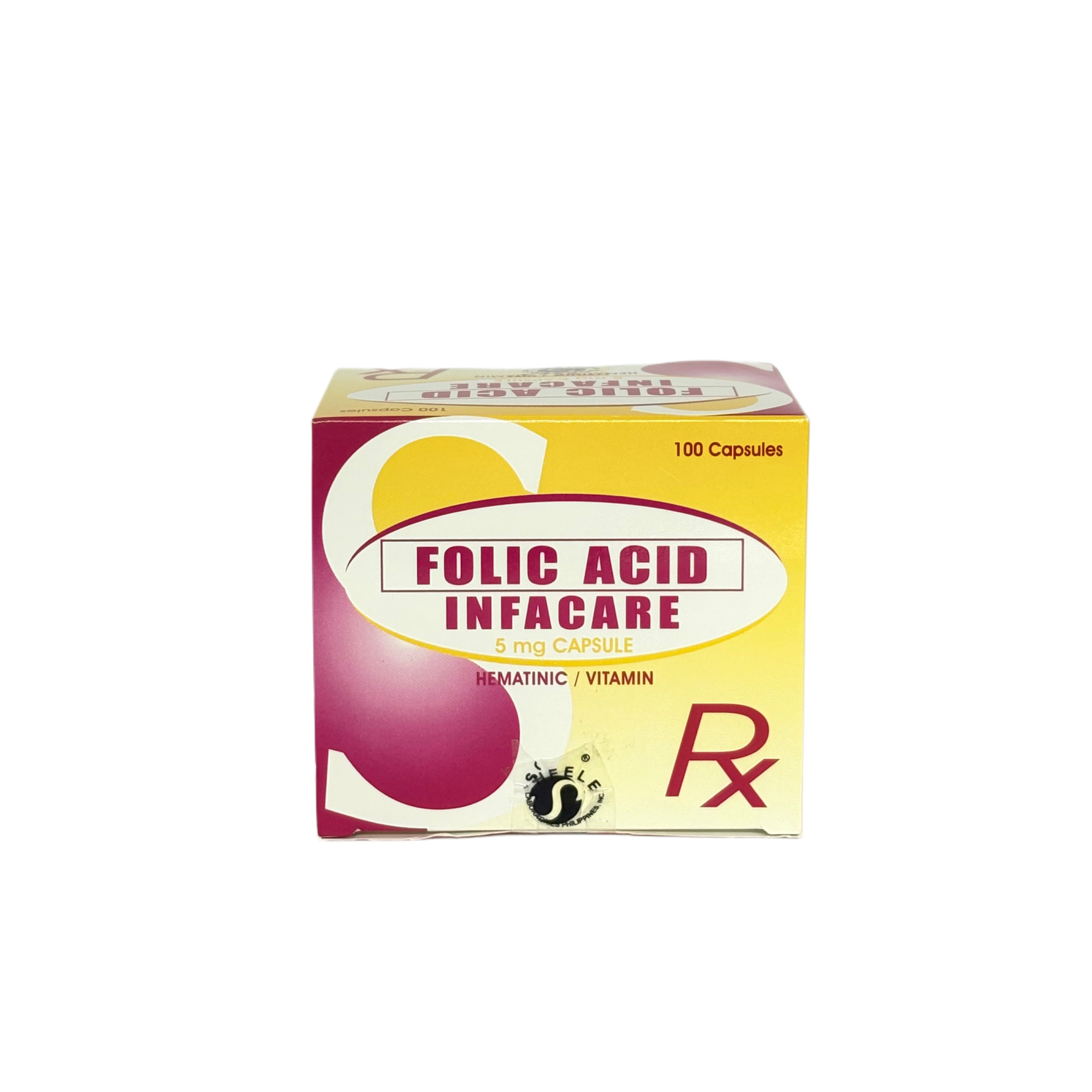 Folic Acid 5mg (Infacare)