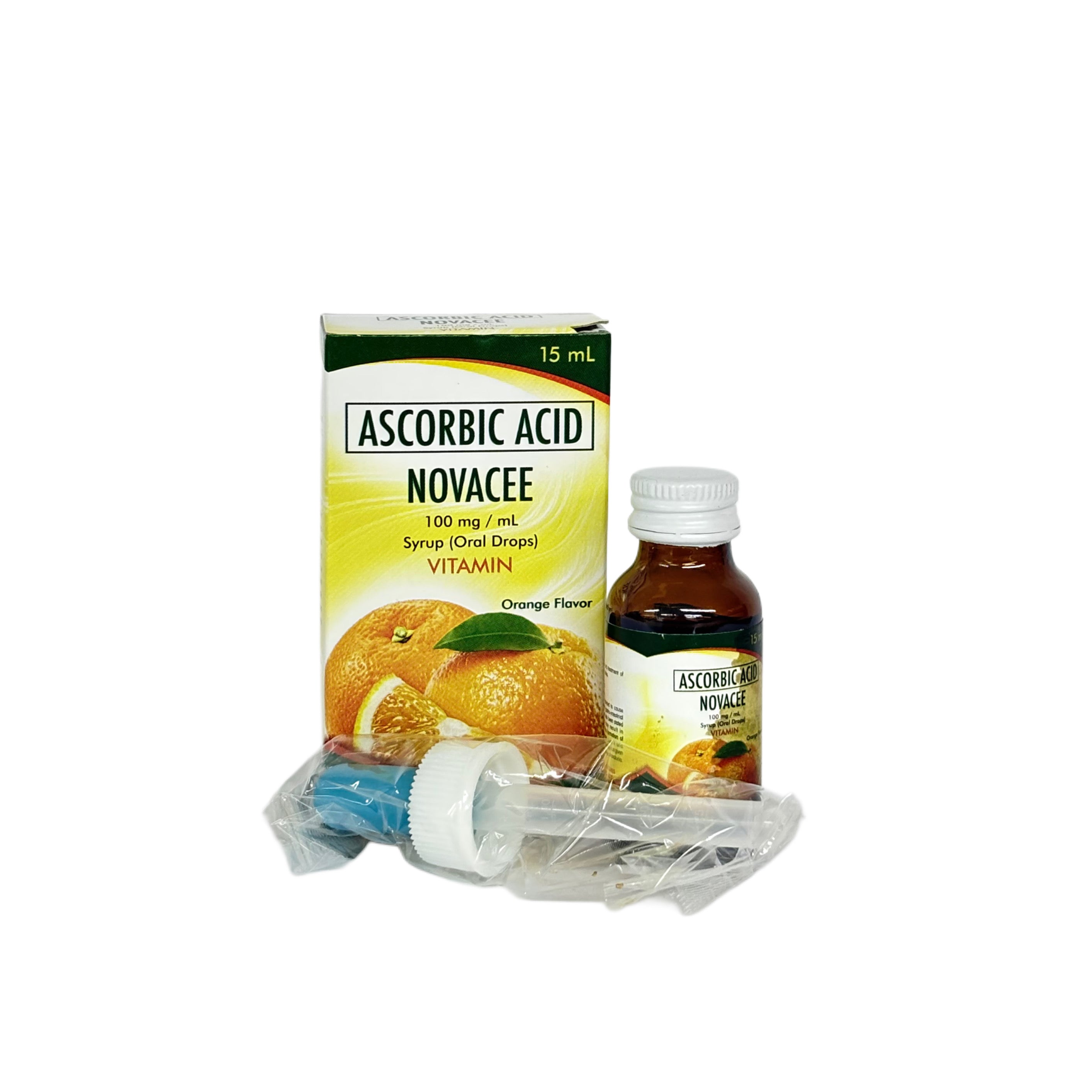 Ascorbic Acid 100mg/15ml Drops (Novacee)