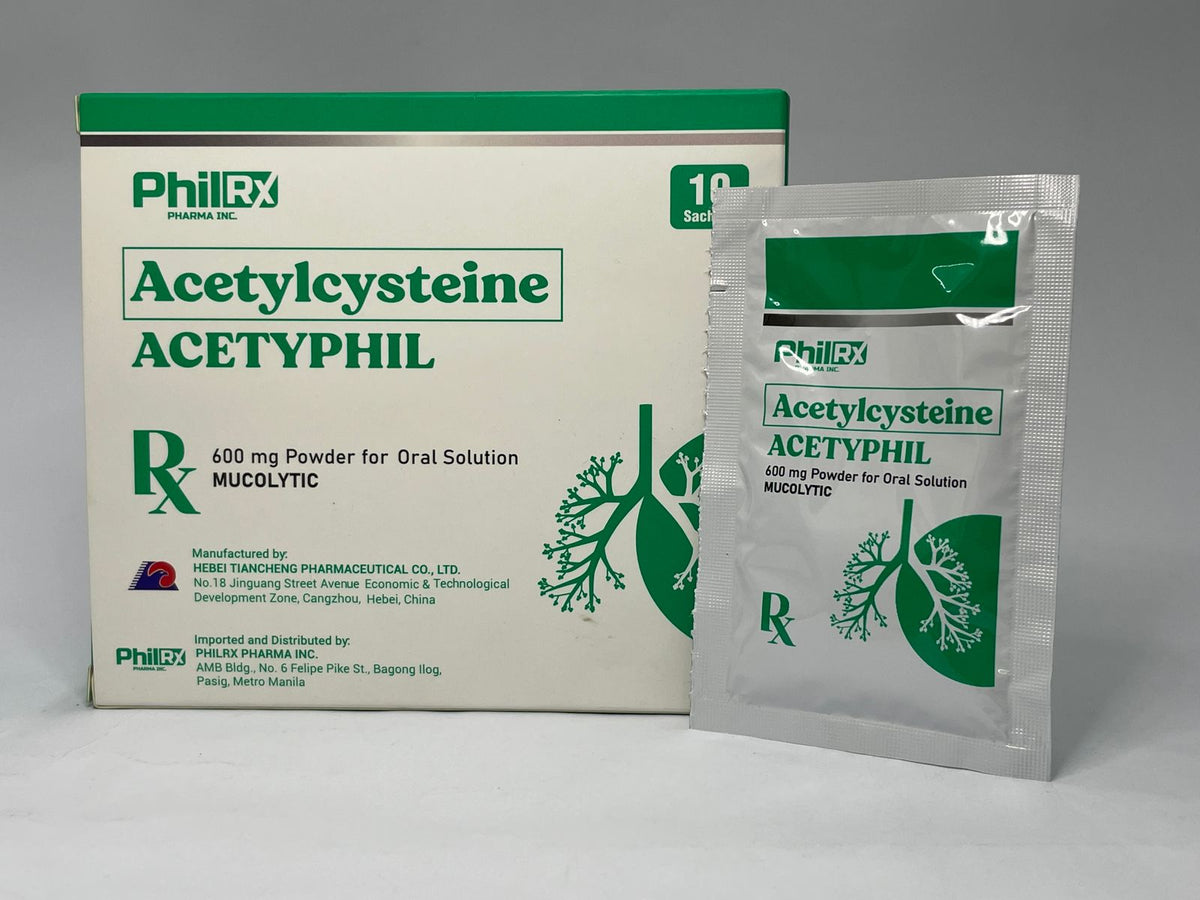 ACETYLCYSTEINE Acetyphil 600mg