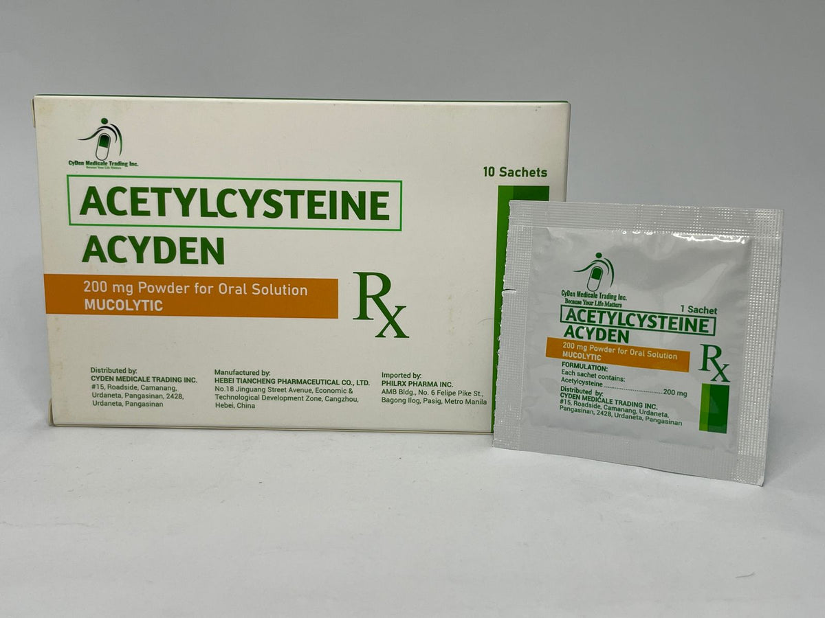 ACETYLCYSTEINE Acyden 200mg
