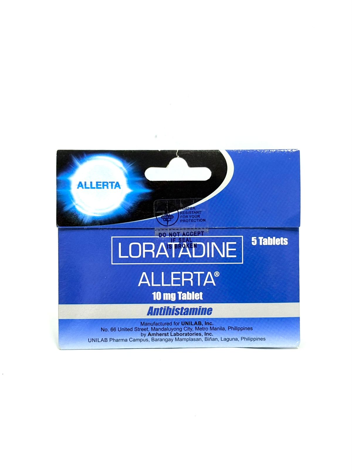 Loratadine ALLERTA 10MG TAB 5 pcs