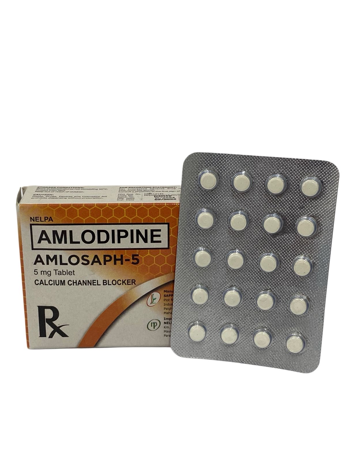 Amlodipine 5mg (Amlosaph)