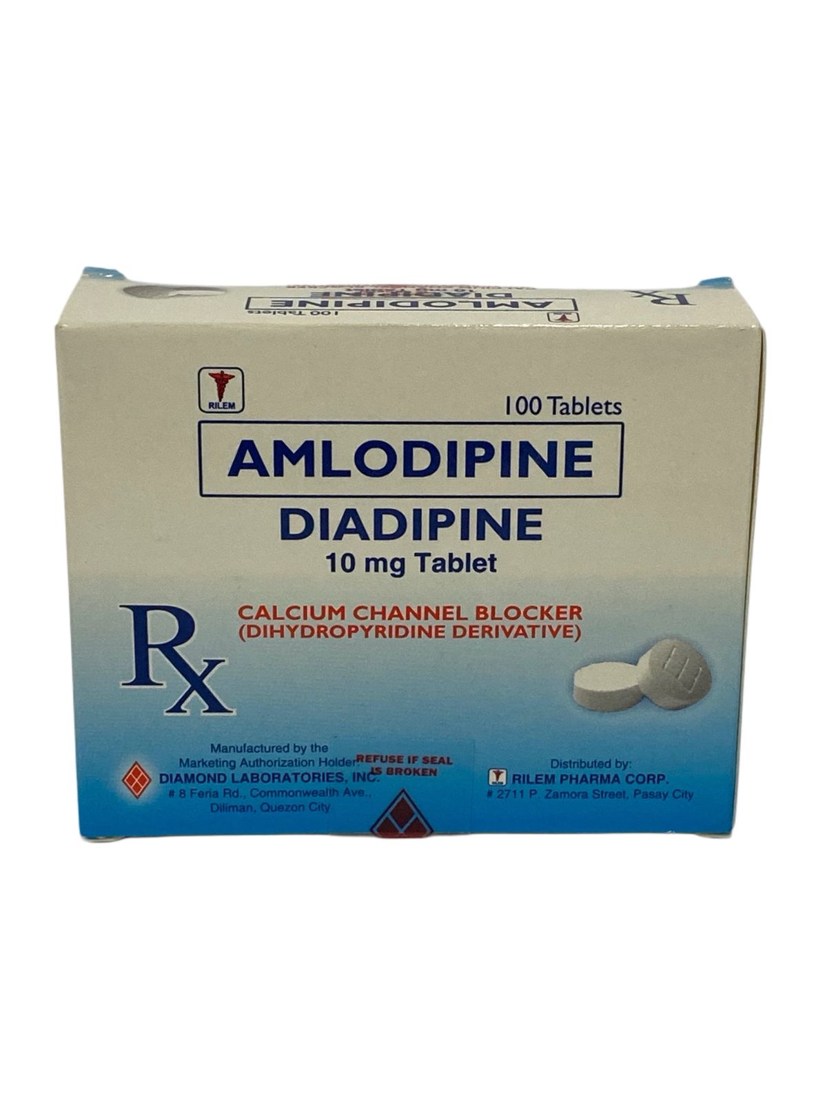 Amlodipine Besilate 10mg (Diadipine)