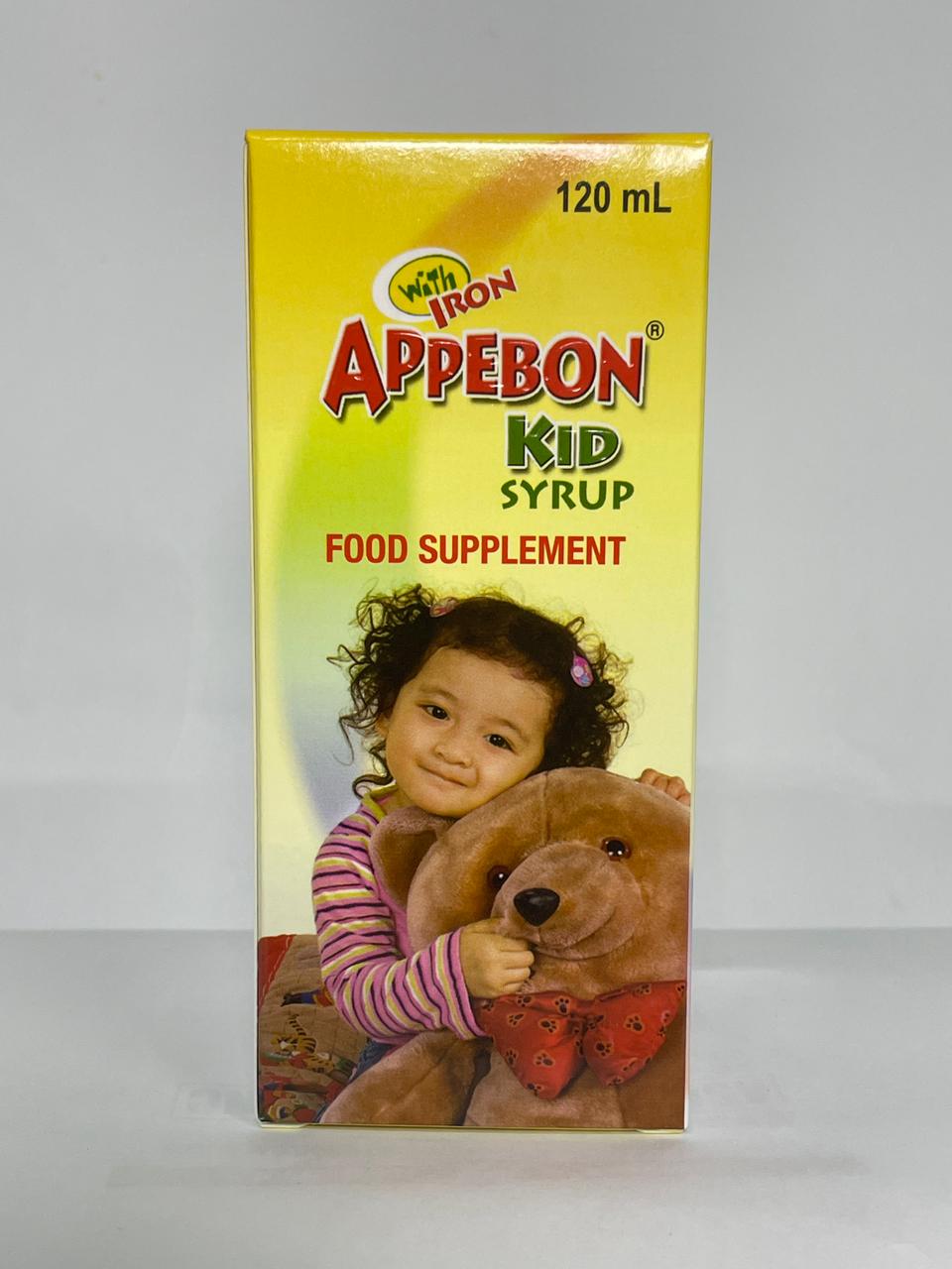 Vit.B1, B12, B6, Lysine, Iron (APPEBON) KID SYR 120ML