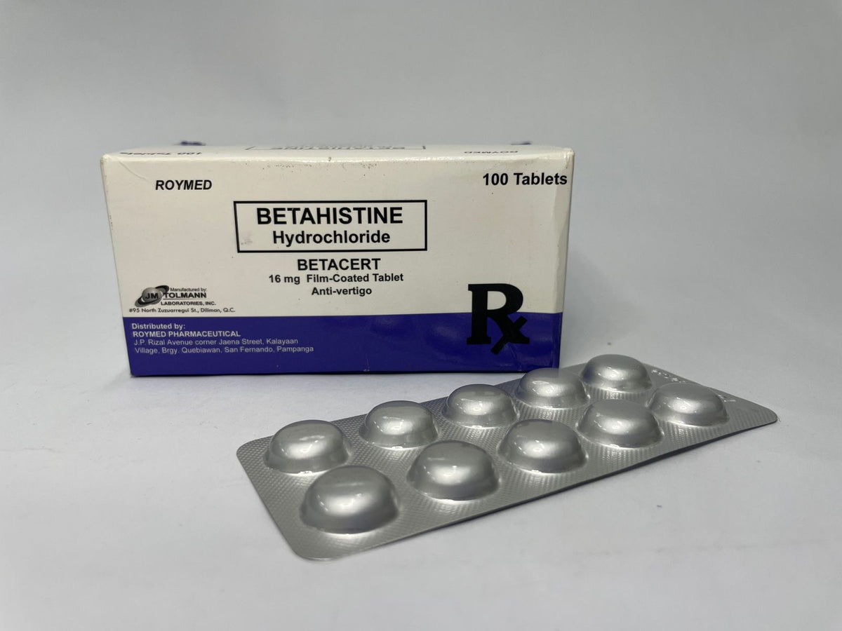 BETAHISTINE Betacert 16mg