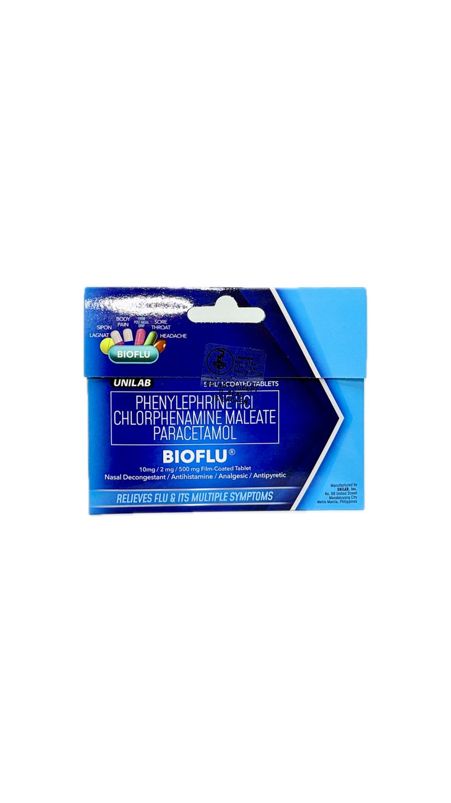 Phenyl + Chlorphen + Para 5tabs per pack (BIOFLU)