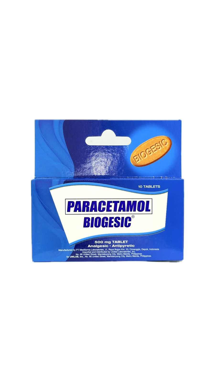 Paracetamol BIOGESIC 500MG CPL 10 pcs