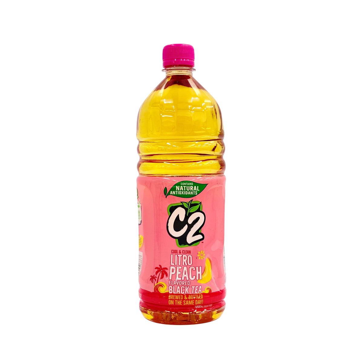 C2 Black Tea Peach 1 L