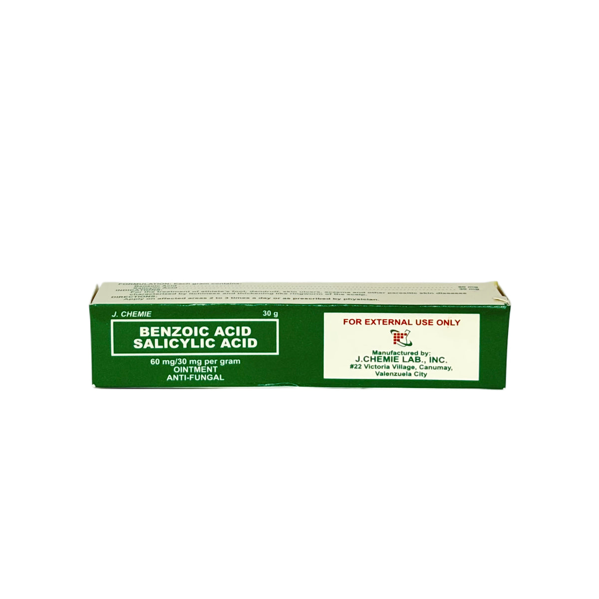 Benzoic Acid + Salicylic Acid 30g (J.Chemie)