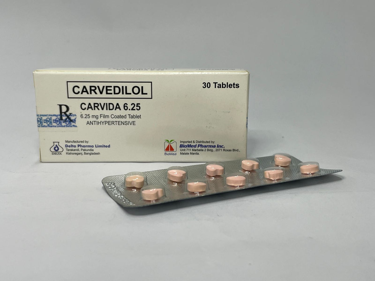 CARVEDILOL Carvida 6.25 6.25 mg