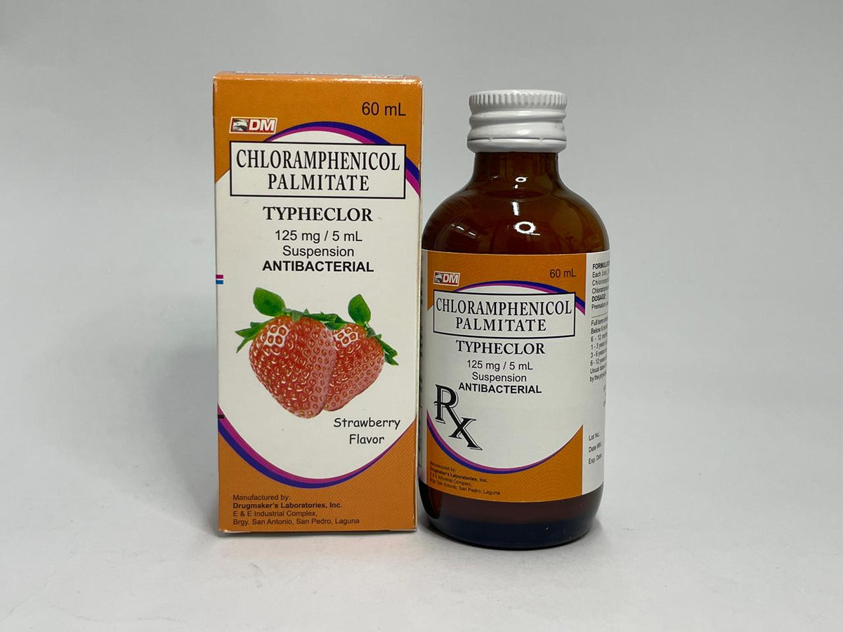 CHLORAMPHENICOL Typheclor 125mg/60ml