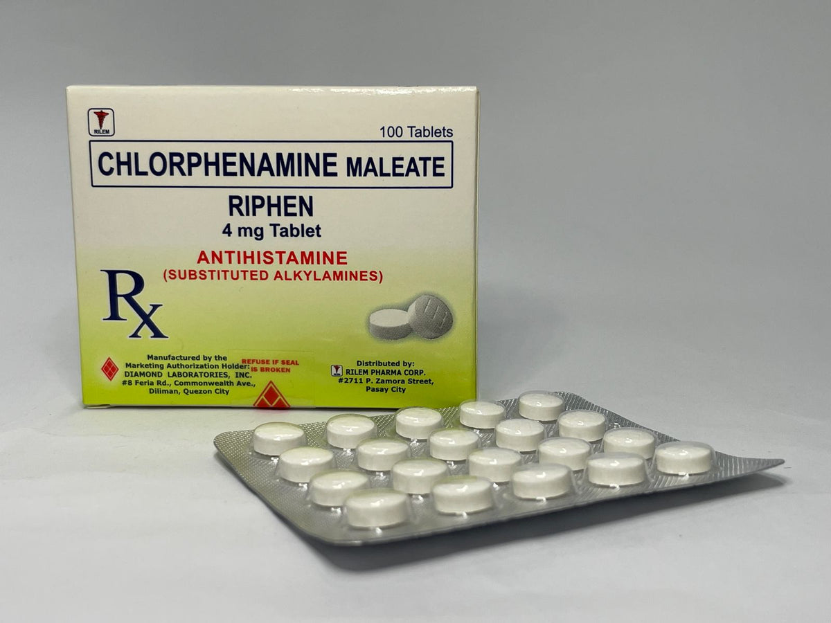 CHLORPHENAMINE MALEATE Riphen 4mg