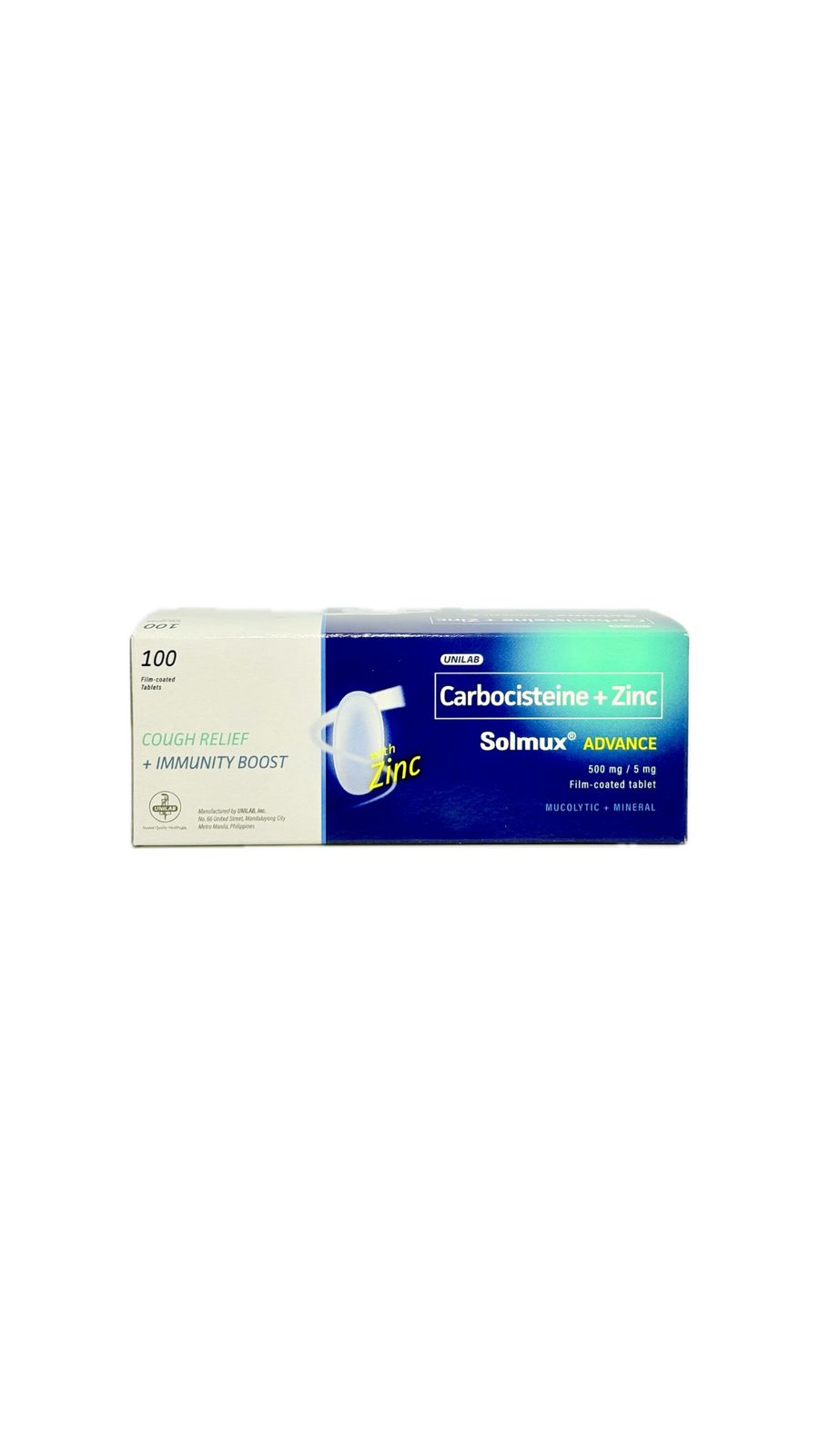 Carbocisteine + Zinc (SOLMUX ADVANCE)