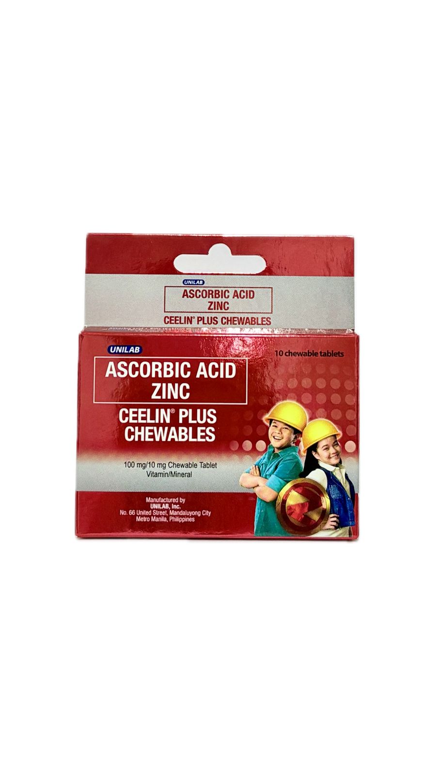 Ascorbic acid + Zinc 10's(CEELIN PLUS Chewable)