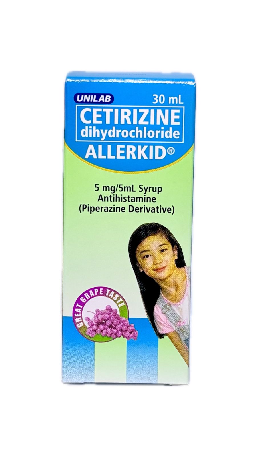 Cetirizine Dihydrochloride ALLERKID 5MG 5MG SYR 30ML