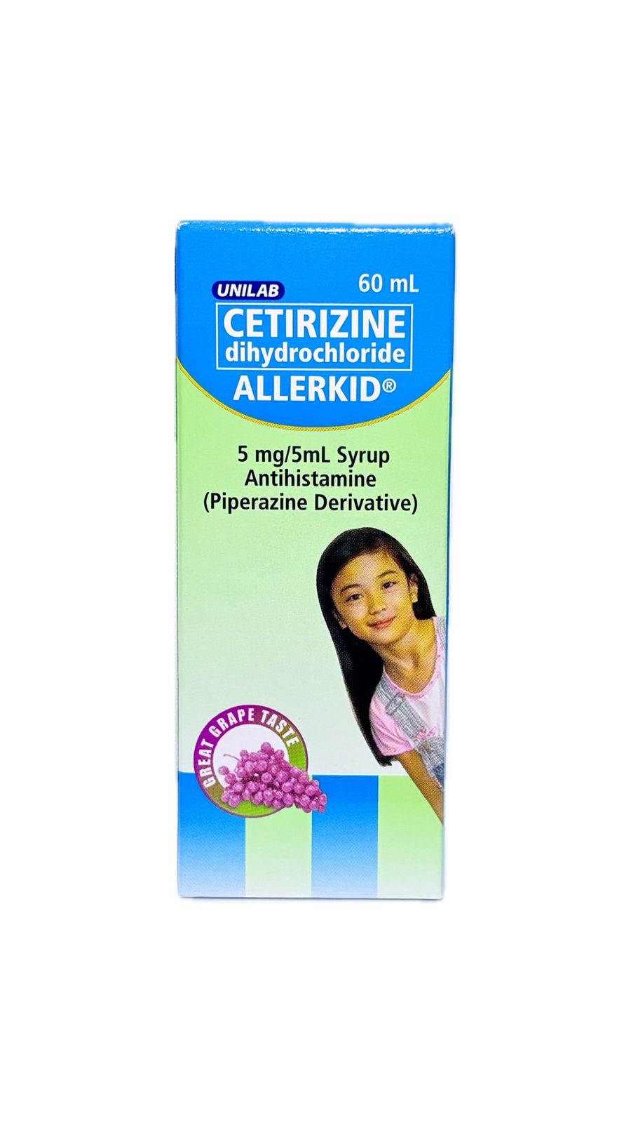 Cetirizine Dihydrochloride ALLERKID 5MG 5MG SYR 60ML
