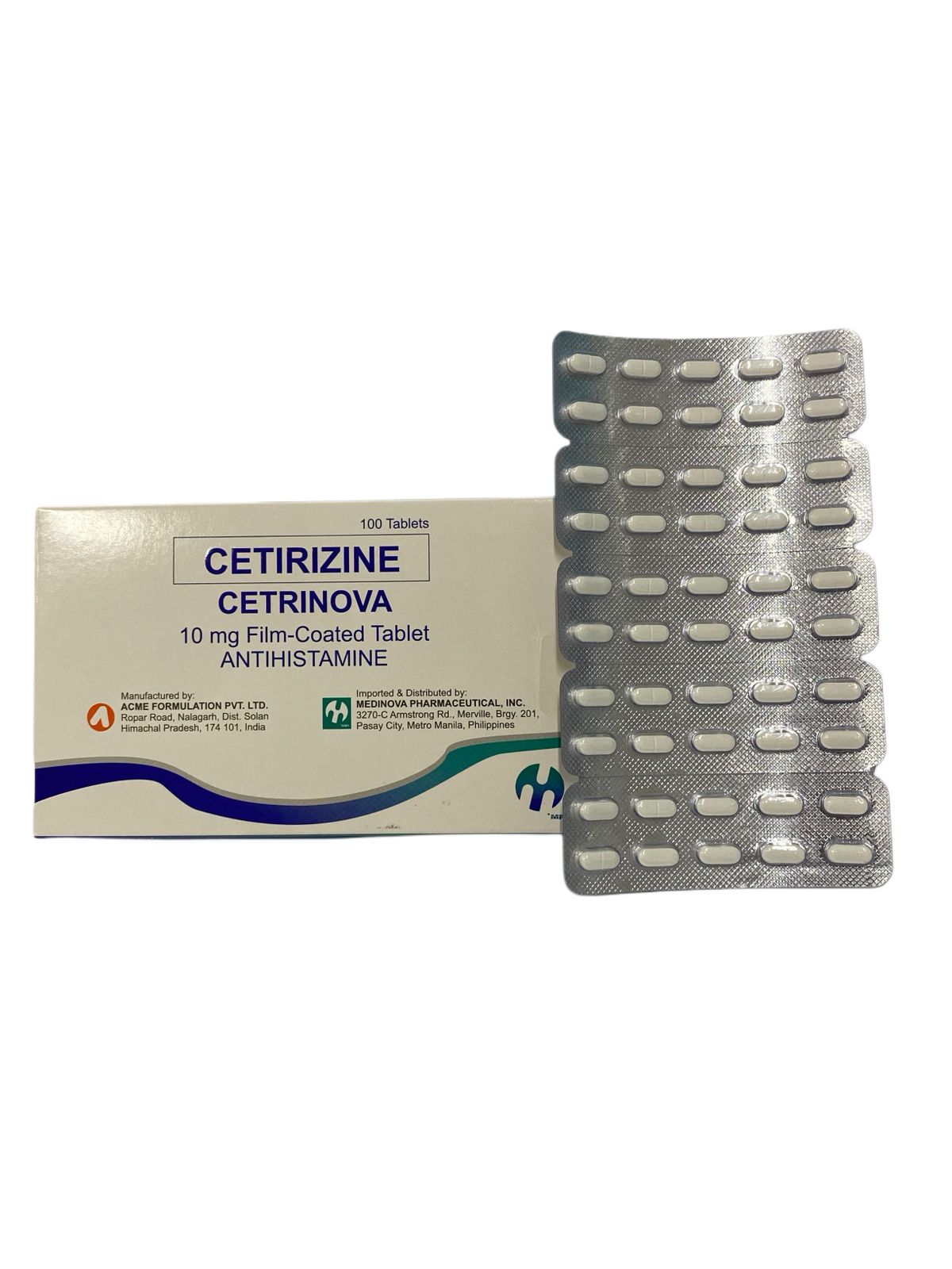 Cetirizine 10mg (Cetirinova)