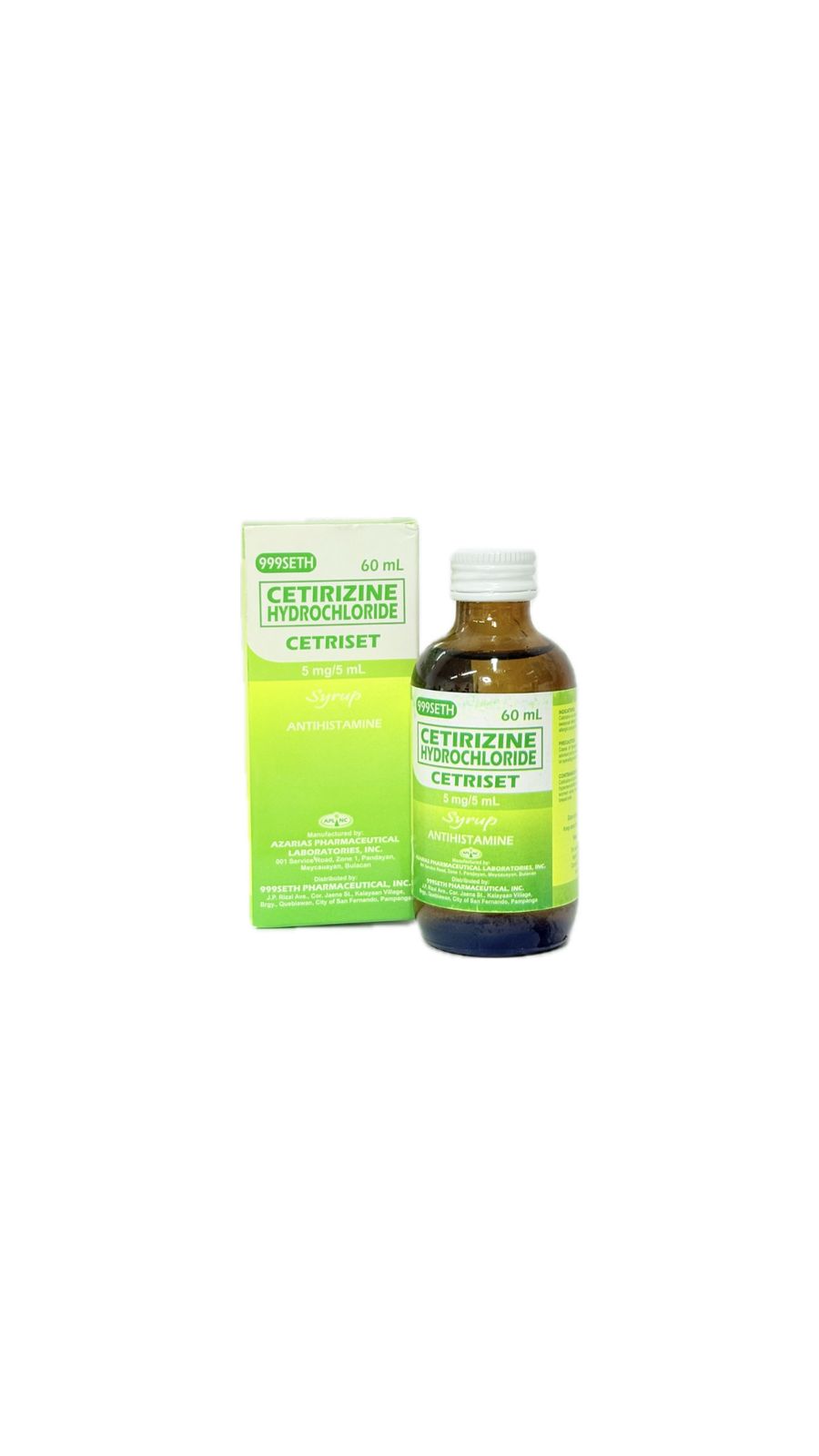 Cetirizine 5mg/60ml (Cetriset)