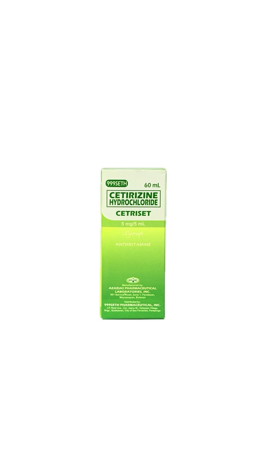 Cetirizine 5mg/60ml (Cetriset)