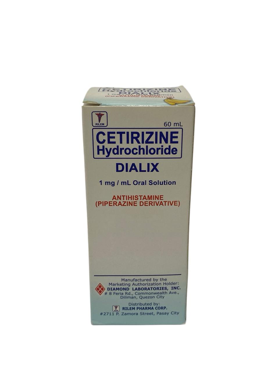 Cetirizine 1mg/60ml (Dialix)
