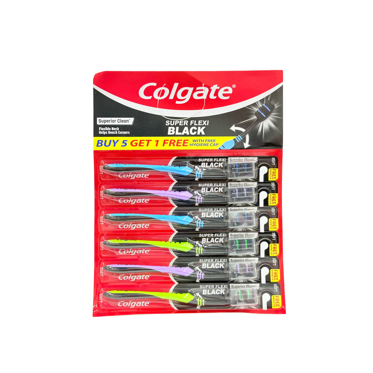 Colgate Toothbrush Super Flexi Black Soft 1 pc