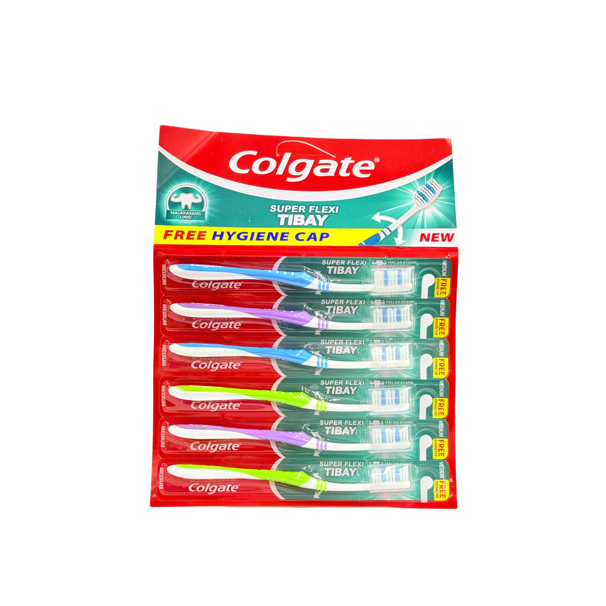 Colgate Toothbrush Super Flexi Tibay Medium  1 pc