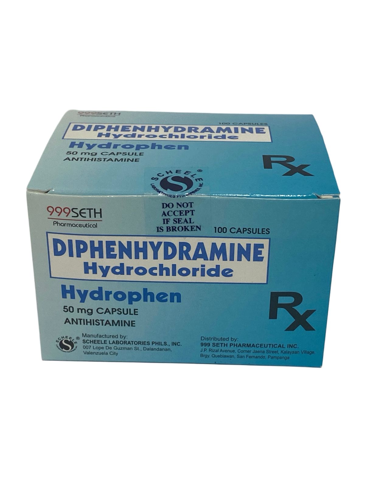 Diphenhydramine 25mg (Mucomed)