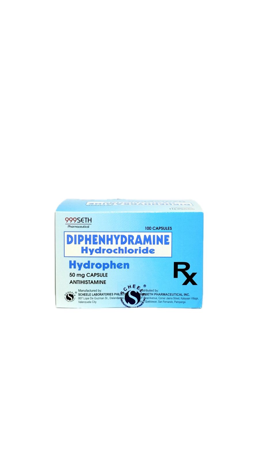 Diphenhydramine 50mg (Hydrophen)
