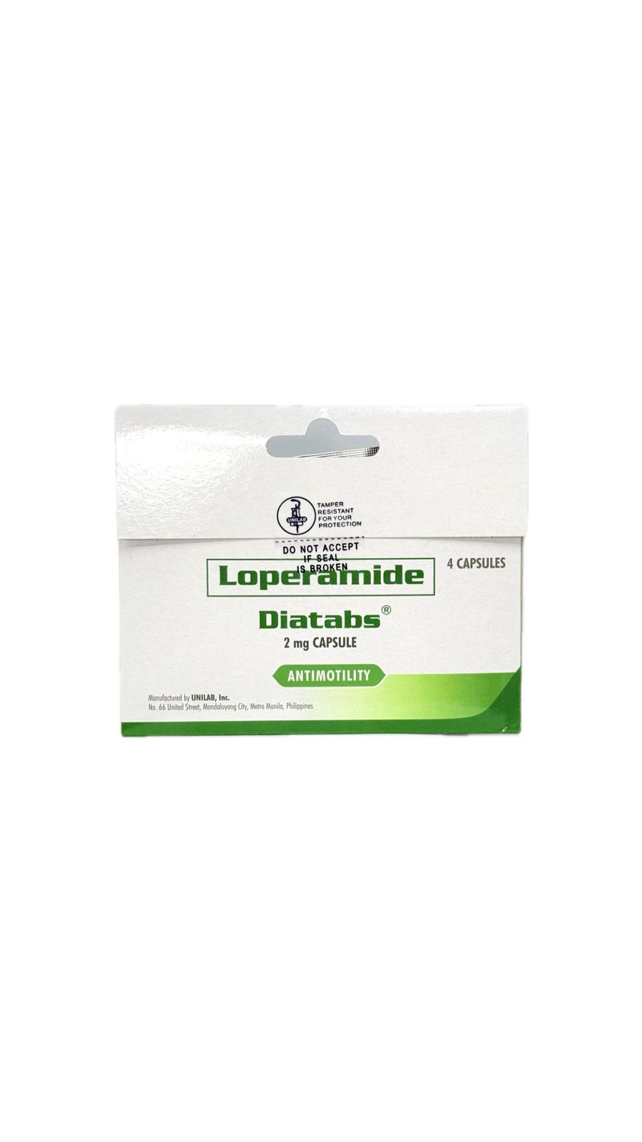 Loperamide hydrochloride DIATABS (R) CAP 4 pcs