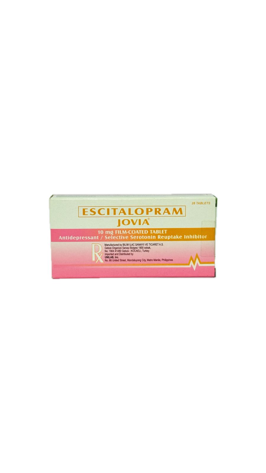 Escitalopram JOVIA 10MG TAB 28