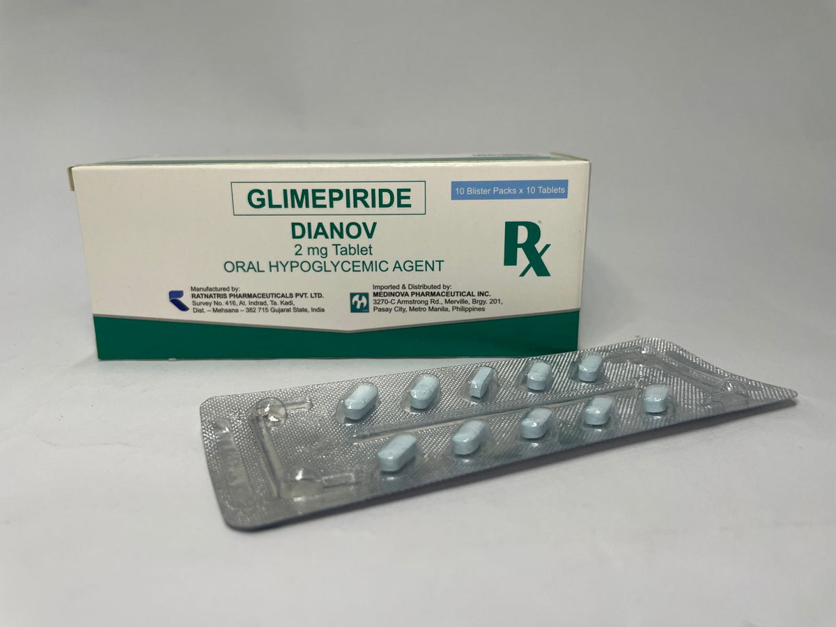 GLIMEPIRIDE Dianov 2mg