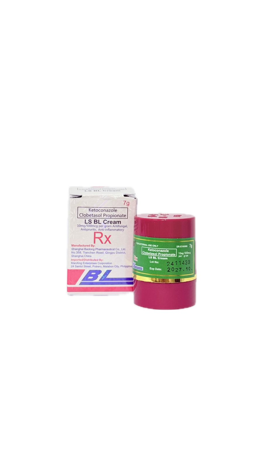 Ketoconazole + Clobetasol 7g (BL Cream)