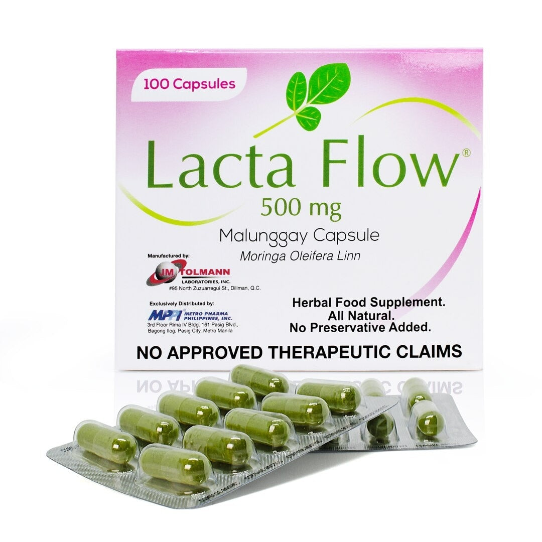 Malunggay Capsule (Lacta Flow) 500mg capsule