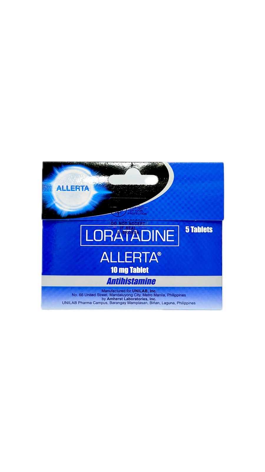 Loratadine 10mg tablet (ALLERTA)