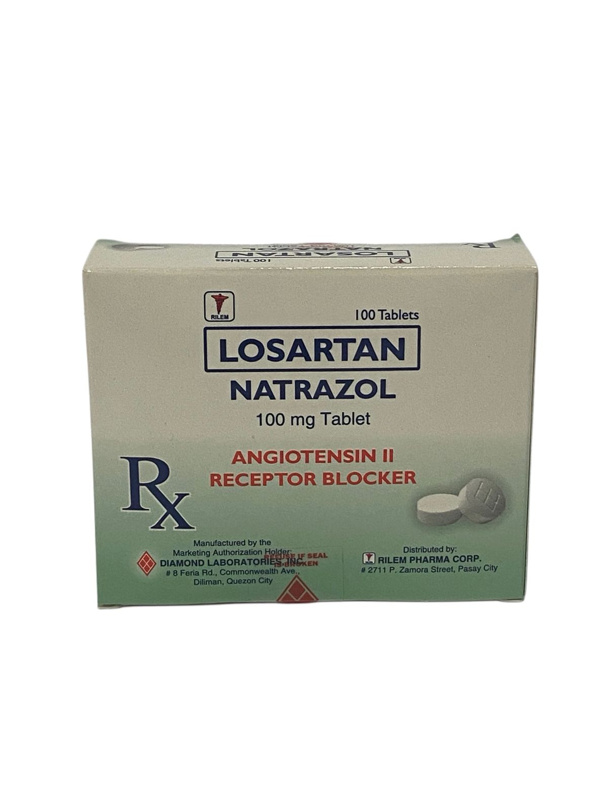Losartan 100mg (Natrazol)