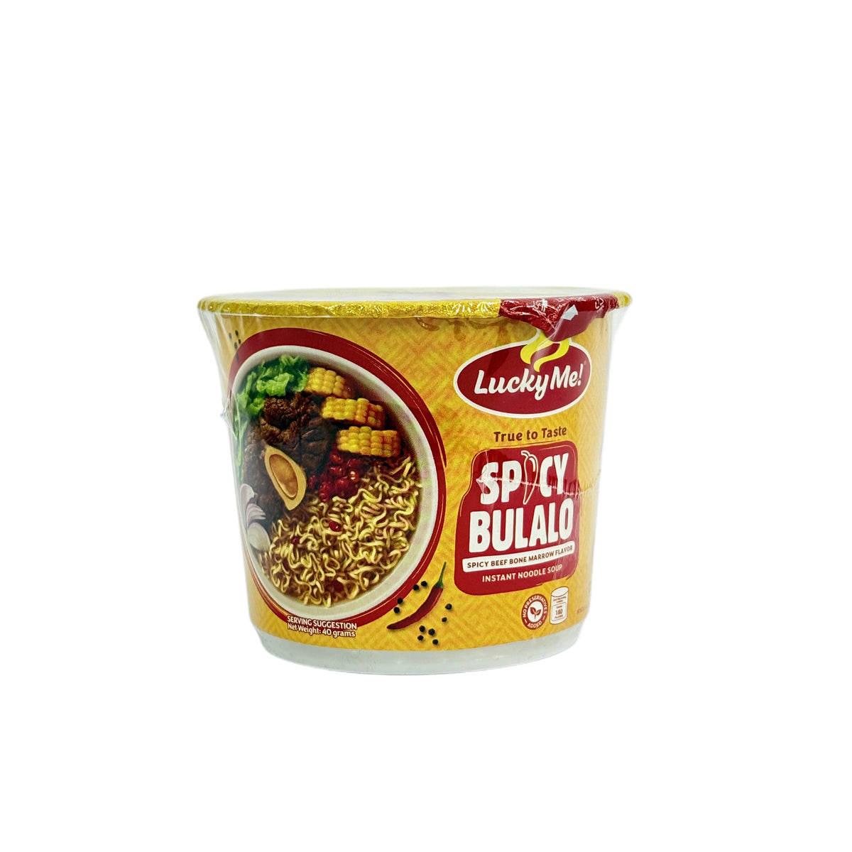 Lucky Me GoCup Bulalo Spicy 40 g