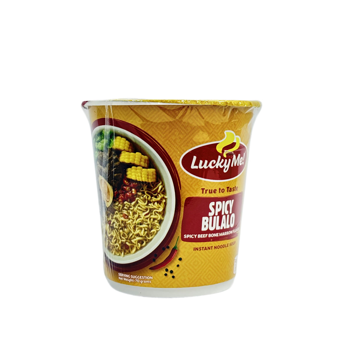 Lucky Me GoCup Bulalo Spicy 70 g