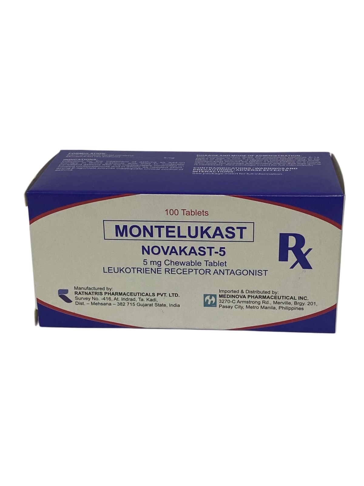Montelukast Sodium 5mg (Novakast)