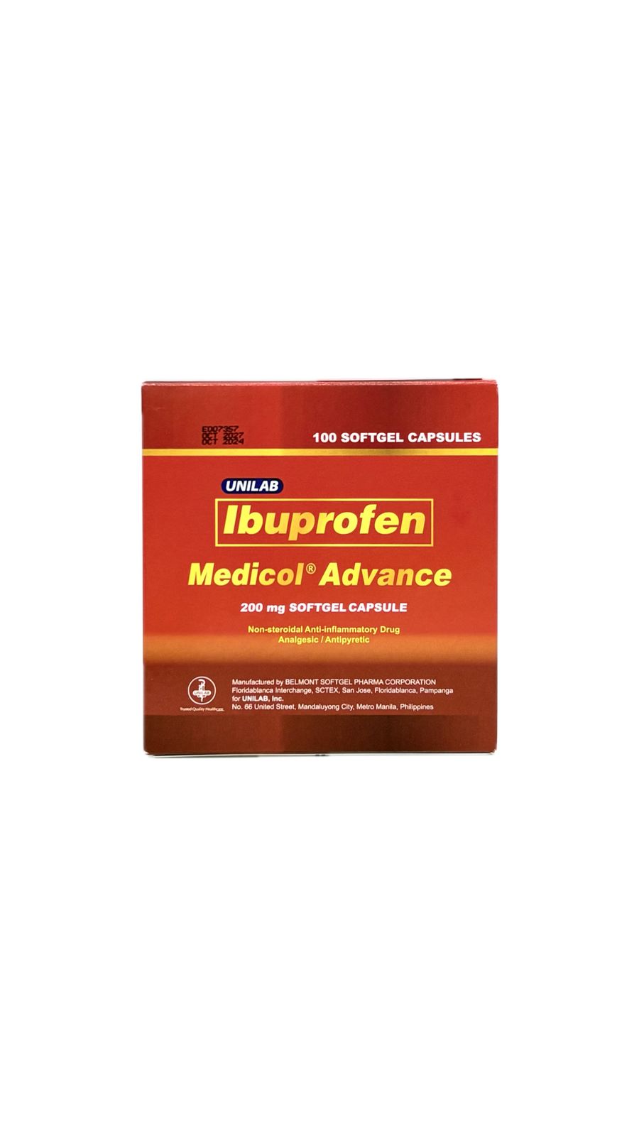 Ibuprofen MEDICOL ADVANCE SOFTGEL CAP 100