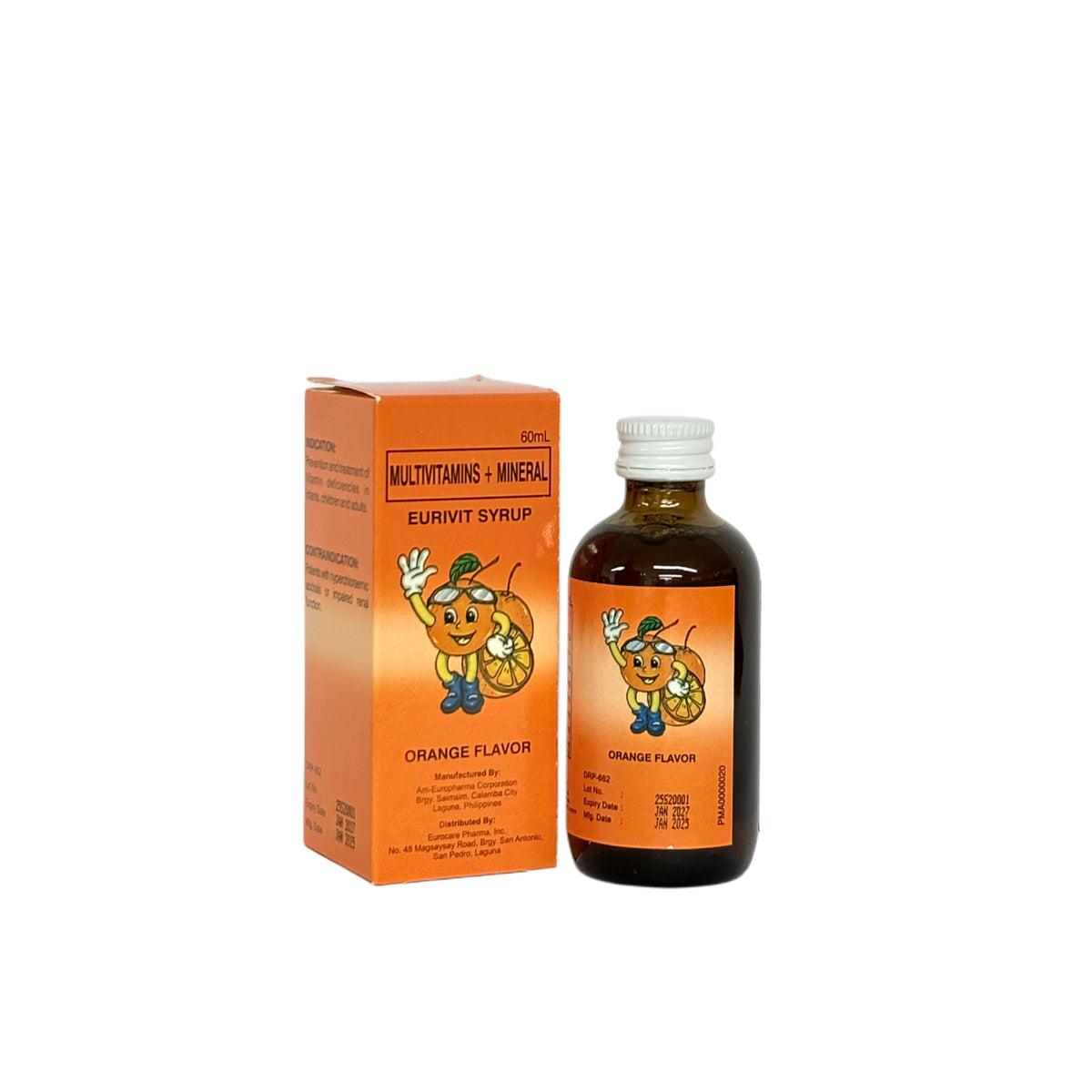 Multivitamins + Minerals 60ml (Eurivit)