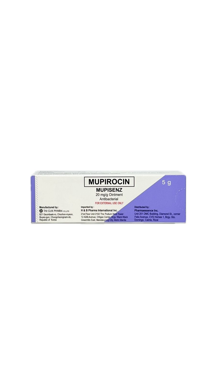 MUPIROCIN (Mupisenz) 20mg/g