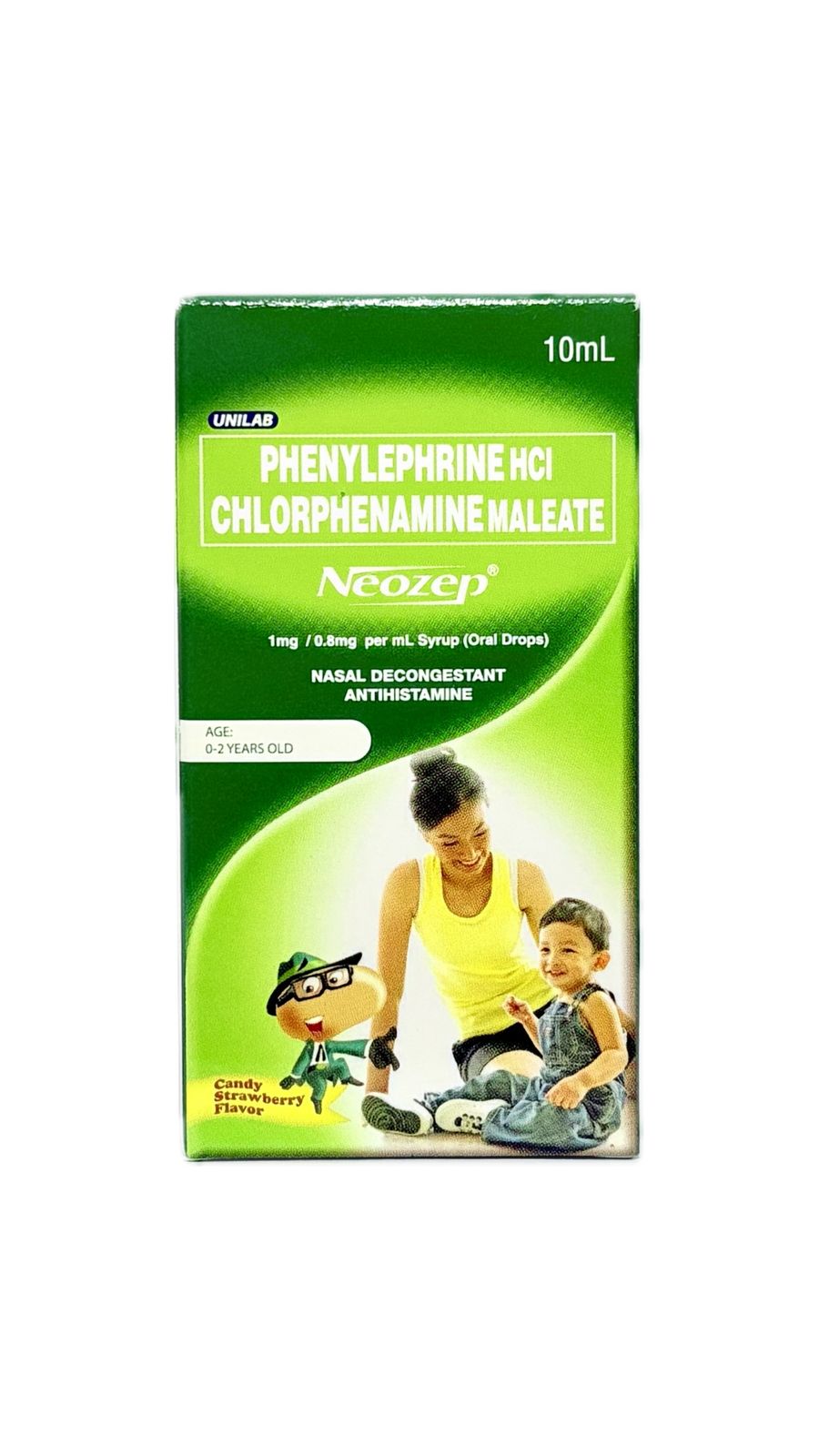 Phenylephrine HCl + Chlorphenamine Maleate NEOZEP (REF) DRP 10ML