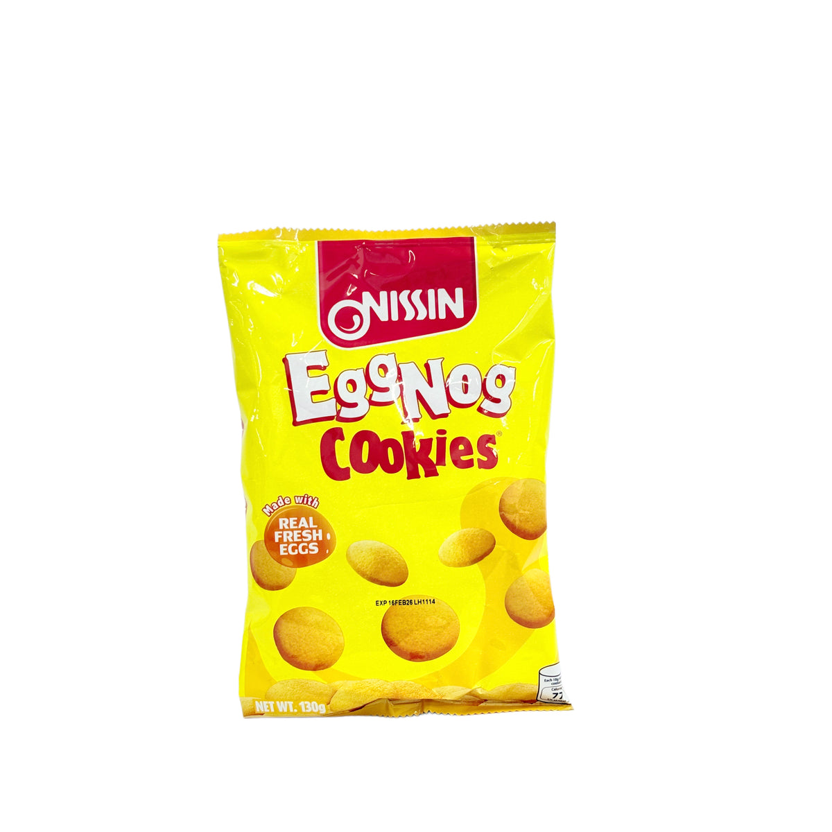 Nissin Eggnog Cookies 130 g