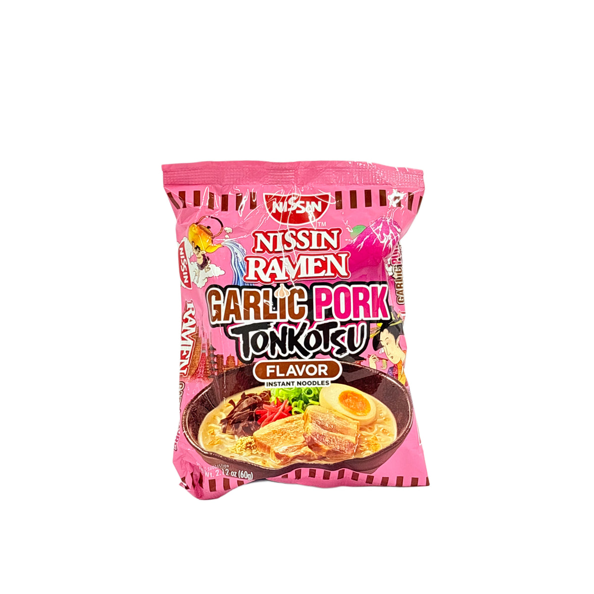 Nissin Ramen Garlic Pork Tonkatsu 60 g