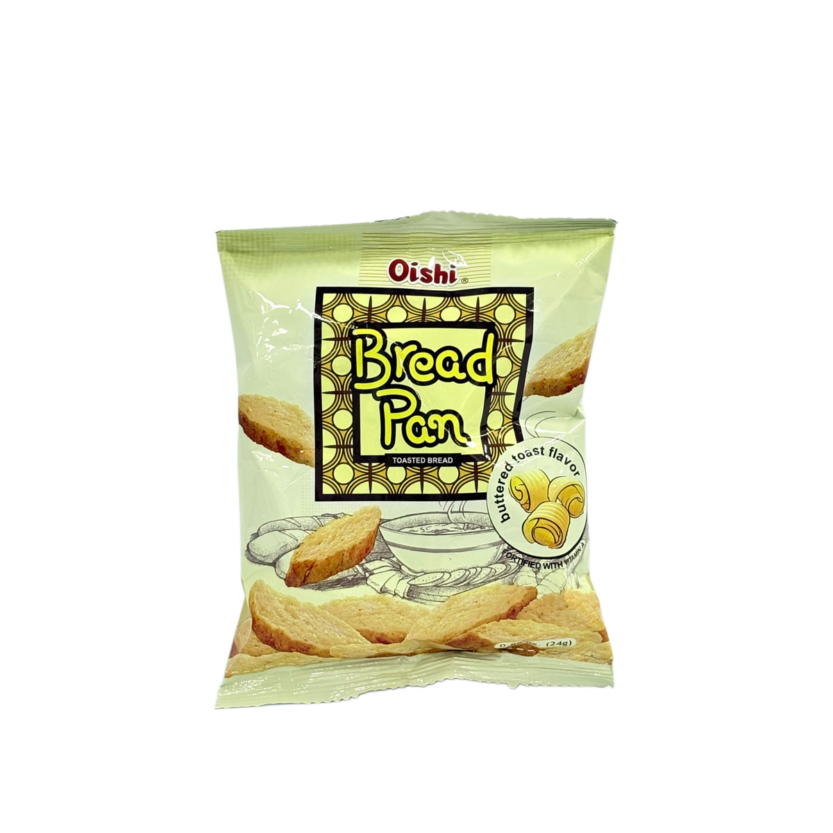 Oishi Breadpan Butter Toast (Yellow) 24 g